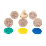 EC Wooden Dough Stamps Pack of 6 - Zart