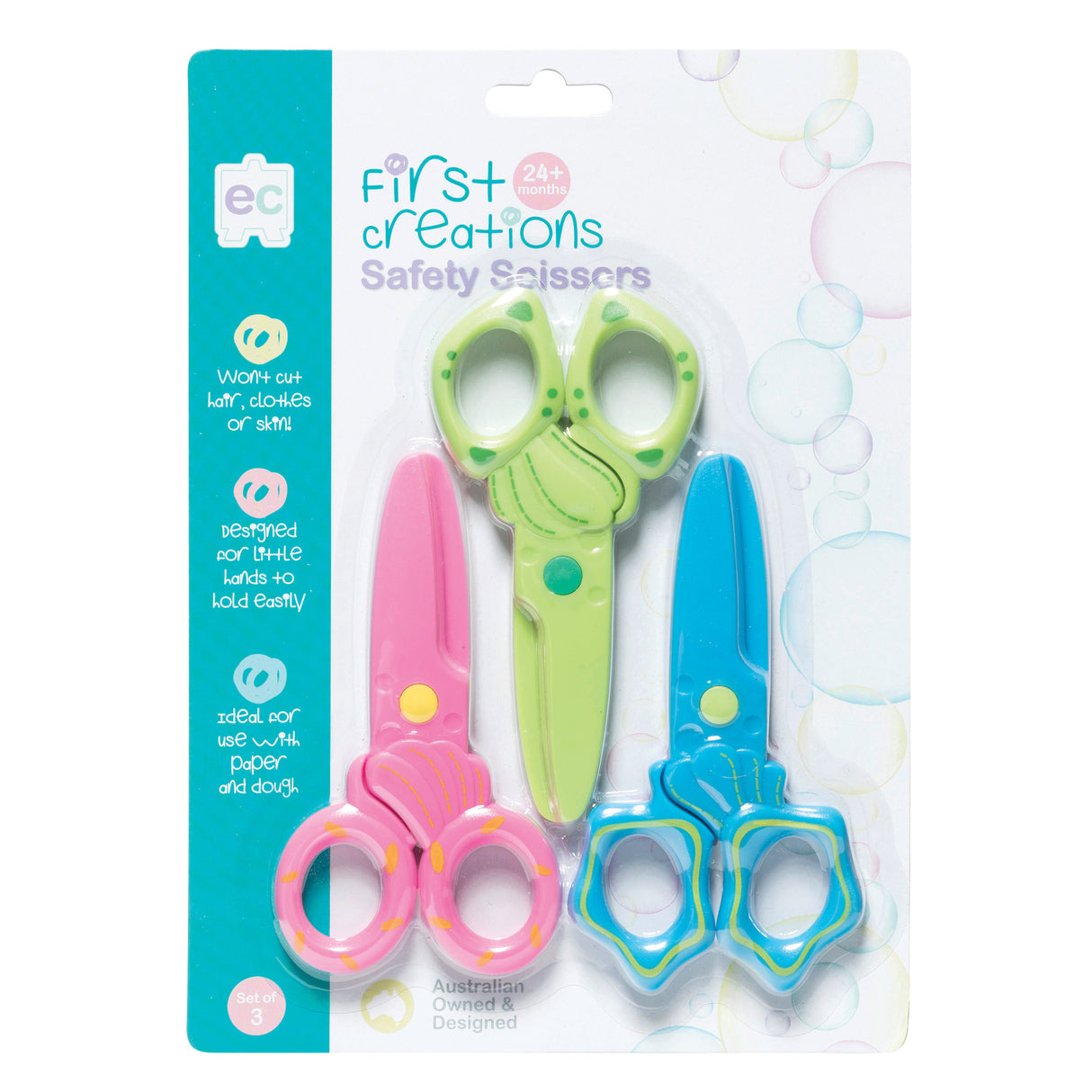 Safety Scissors Set of 3