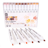 Friendship Colours Dual-Tip Markers Pack of 12 - Zart
