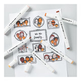 Friendship Colours Dual-Tip Markers Pack of 12 - Zart