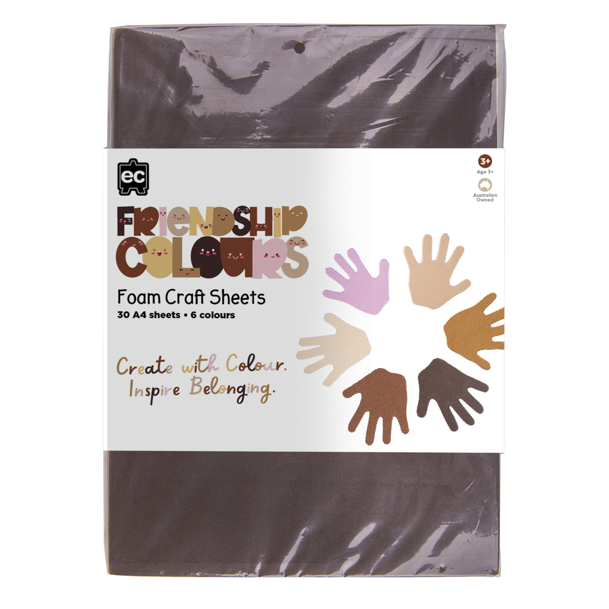 Friendship Colour Foam Sheets Pack of 30