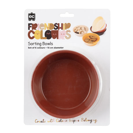 Friendship Colours Sorting Bowls Pack of 6 - Zart