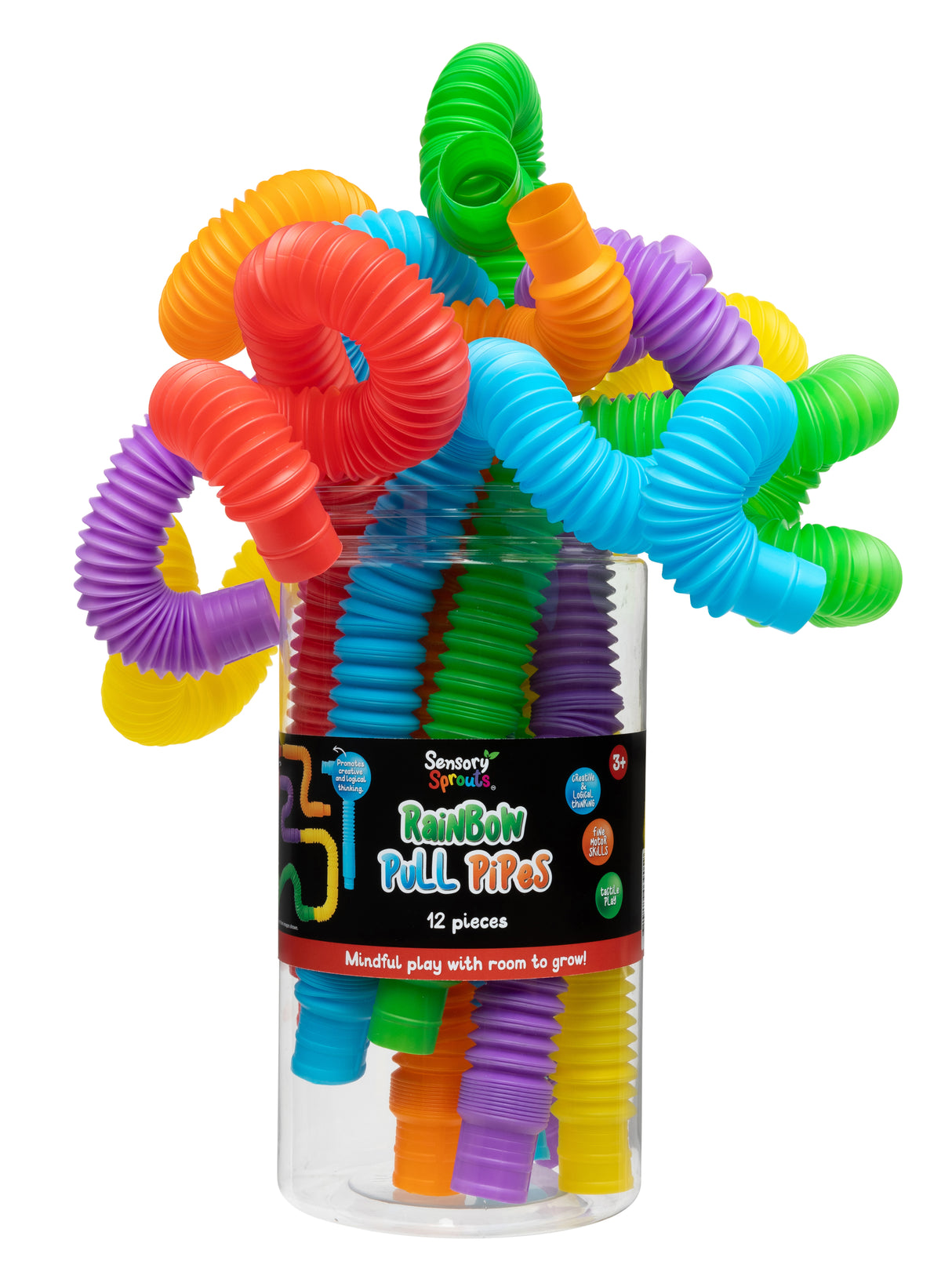 Rainbow Pull Pipes Jar of 12 - Zart