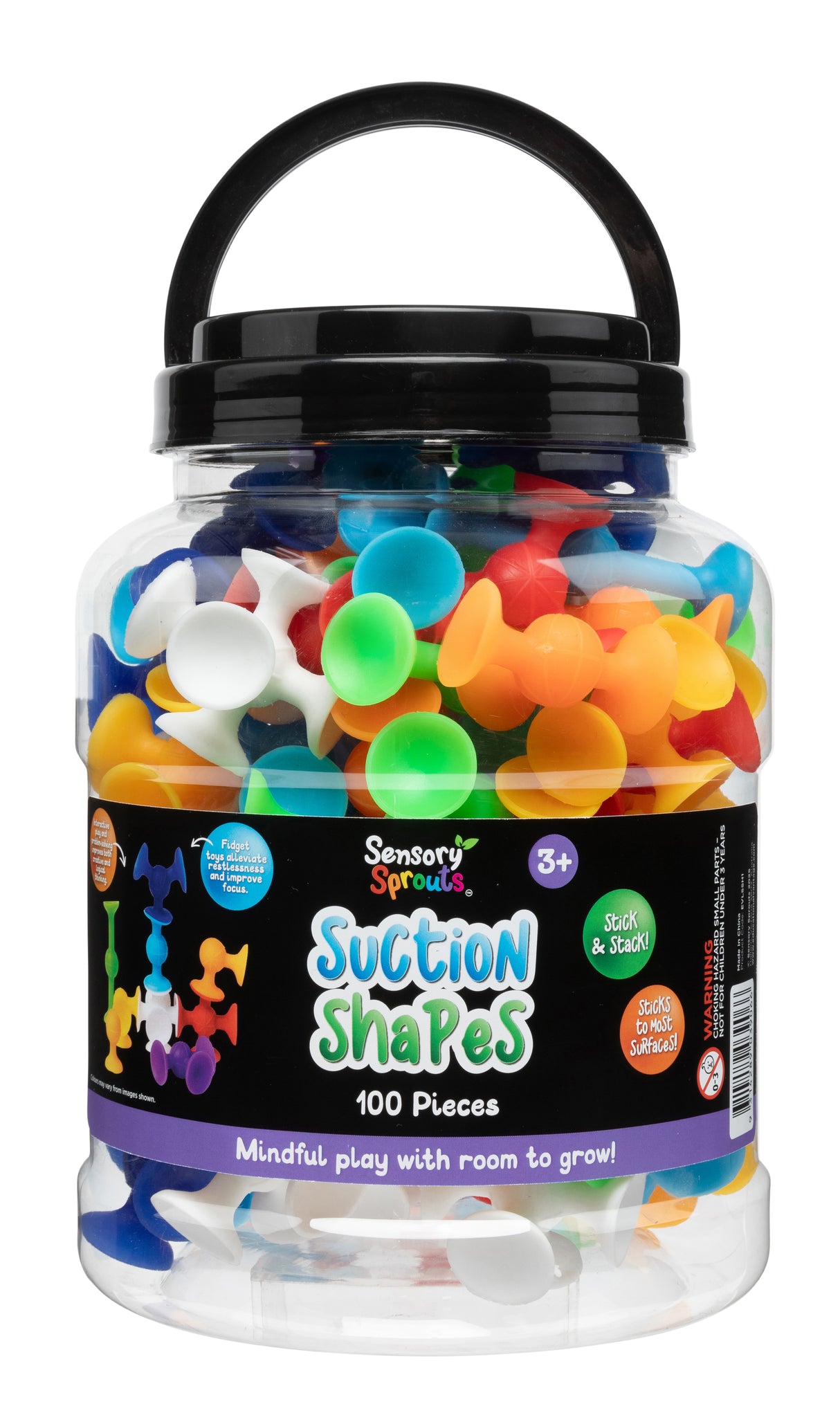 Suction Shapes Jar of 100 - Zart