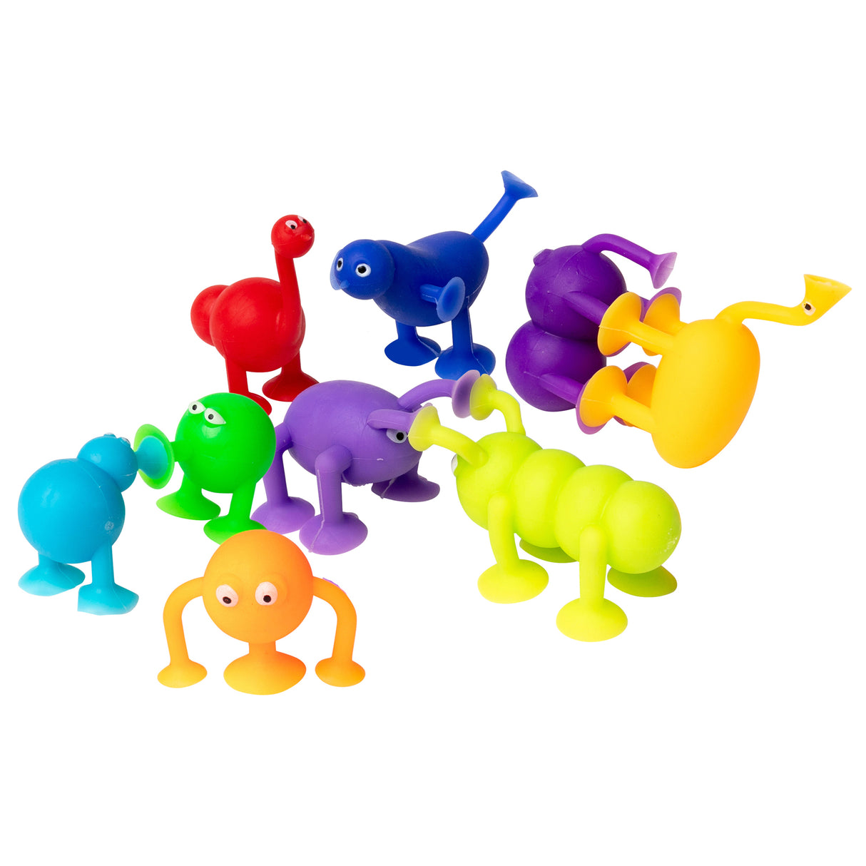 Sensory Sprouts Suction Monsters Pack of 9 - Zart