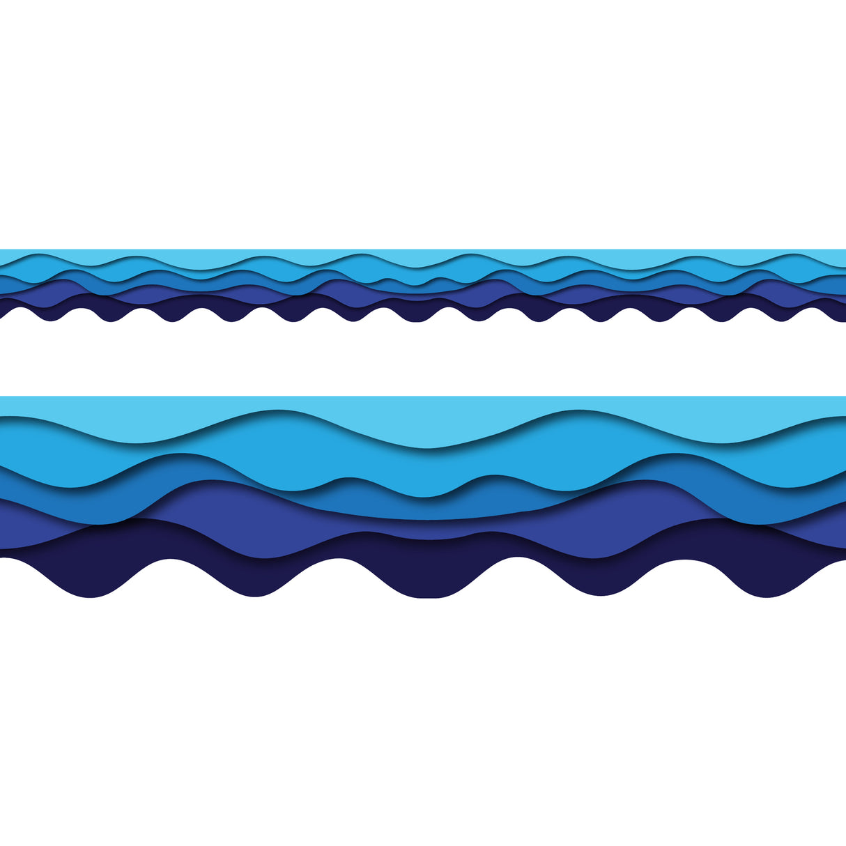 Scallop Border 90cm x 7cm Pack of 12 - Zart