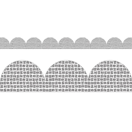 Patterned Scalloped Border - Roll - Zart