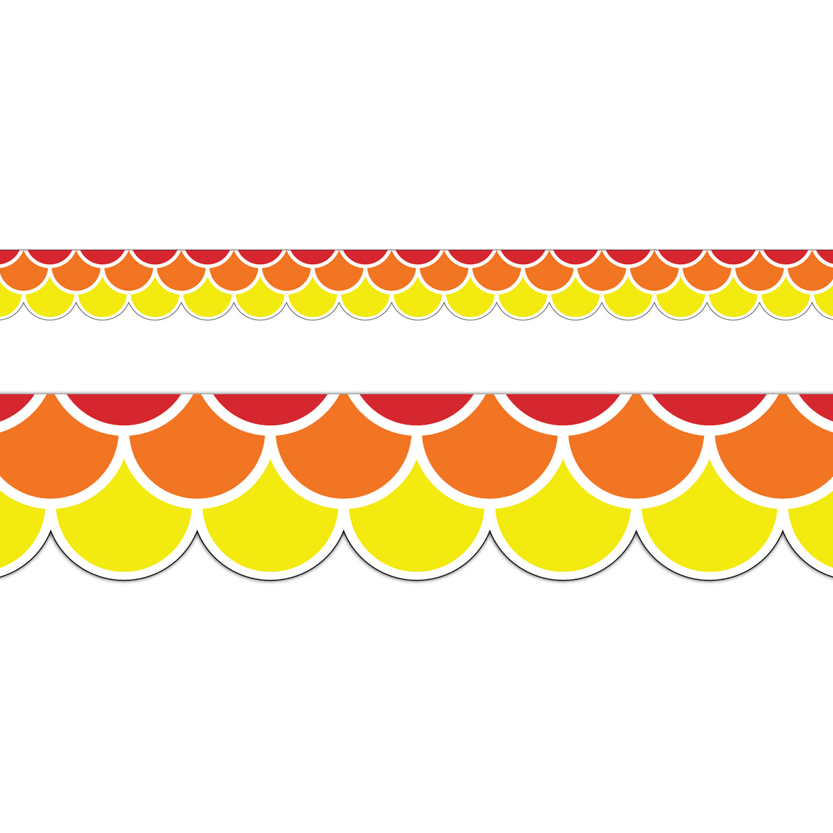 Scallop Border 90cm x 7cm Pack of 12 - Zart