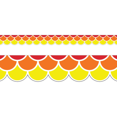 Scallop Border 90cm x 7cm Pack of 12 - Zart