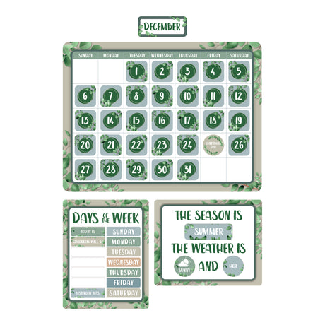 Calendar Bulletin Board Set - Zart