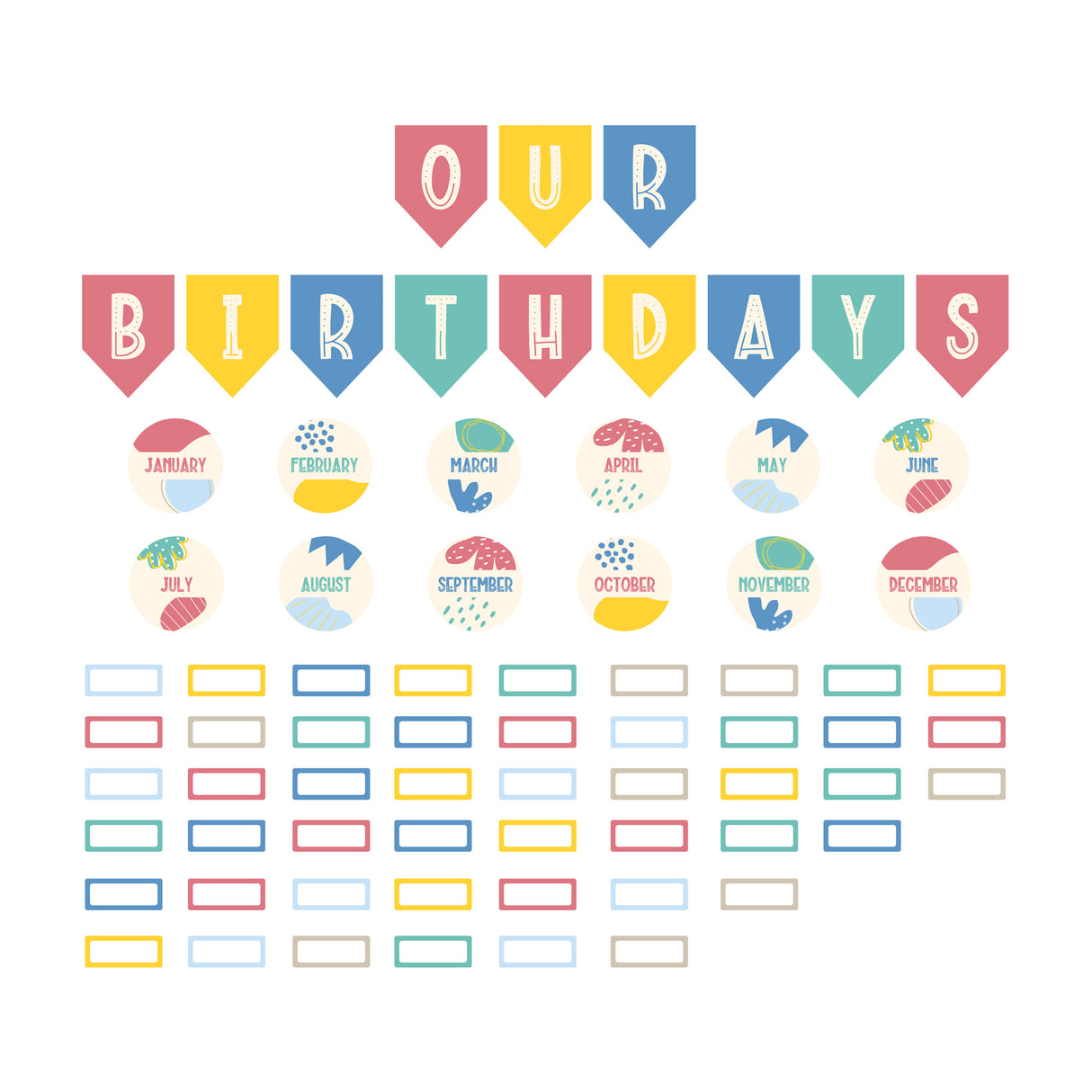 Birthday Bulletin Board Set - Zart