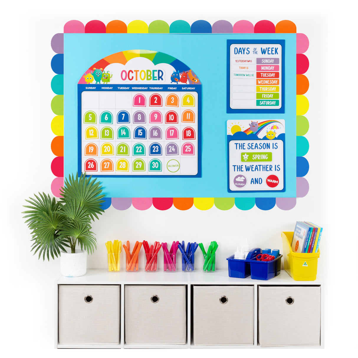 Calendar Bulletin Board Set - Zart