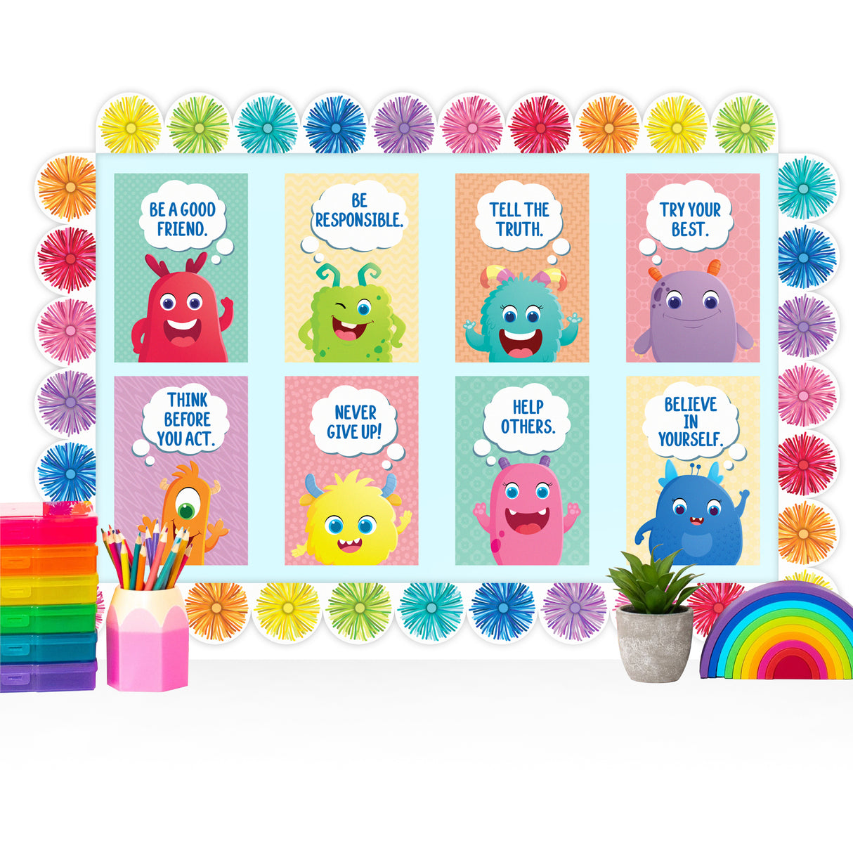 Giggle & Grow Character Traits Poster Set of 8 - Zart