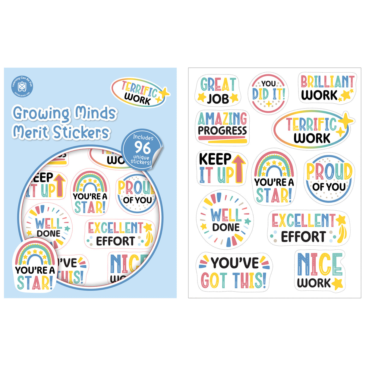 Merit Sticker Books - Zart