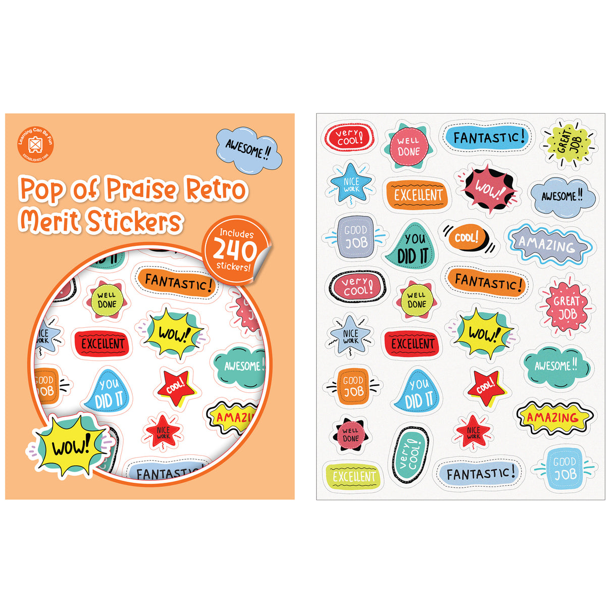 Merit Sticker Books - Zart