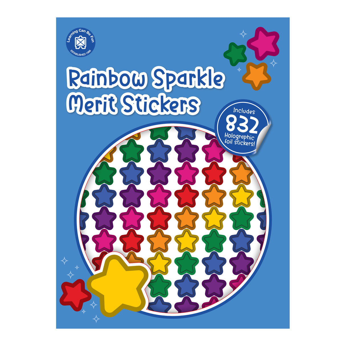 Merit Rainbow Sparkle Stickers - Zart