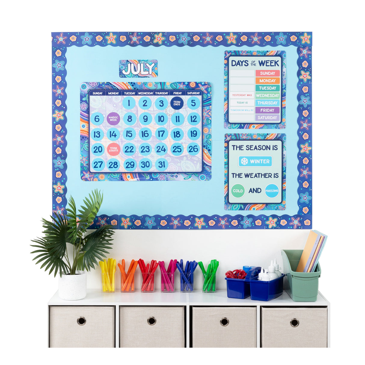 Die-Cut Borders 90cm Pack of 12  (Indigenous Australian) - Zart