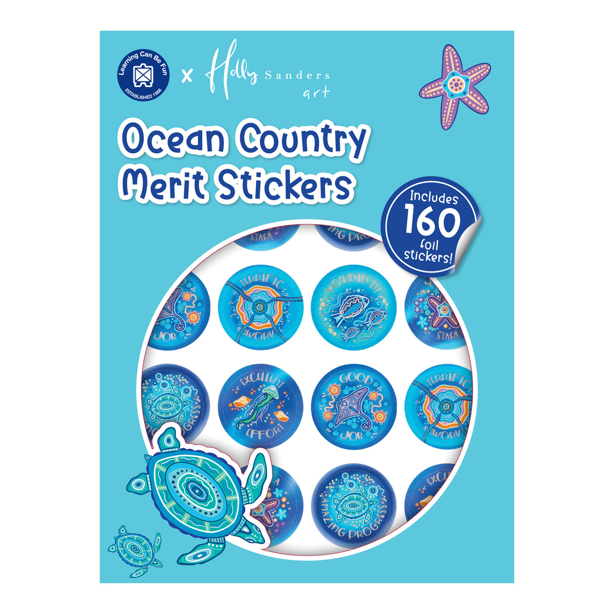 Country Merit Sticker Books (Indigenous Australian) - Zart