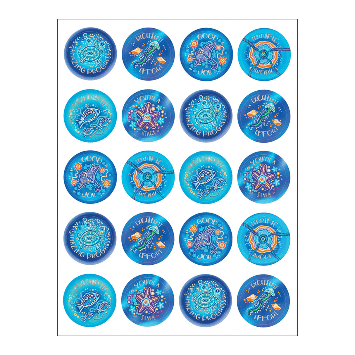 Country Merit Sticker Books (Indigenous Australian) - Zart