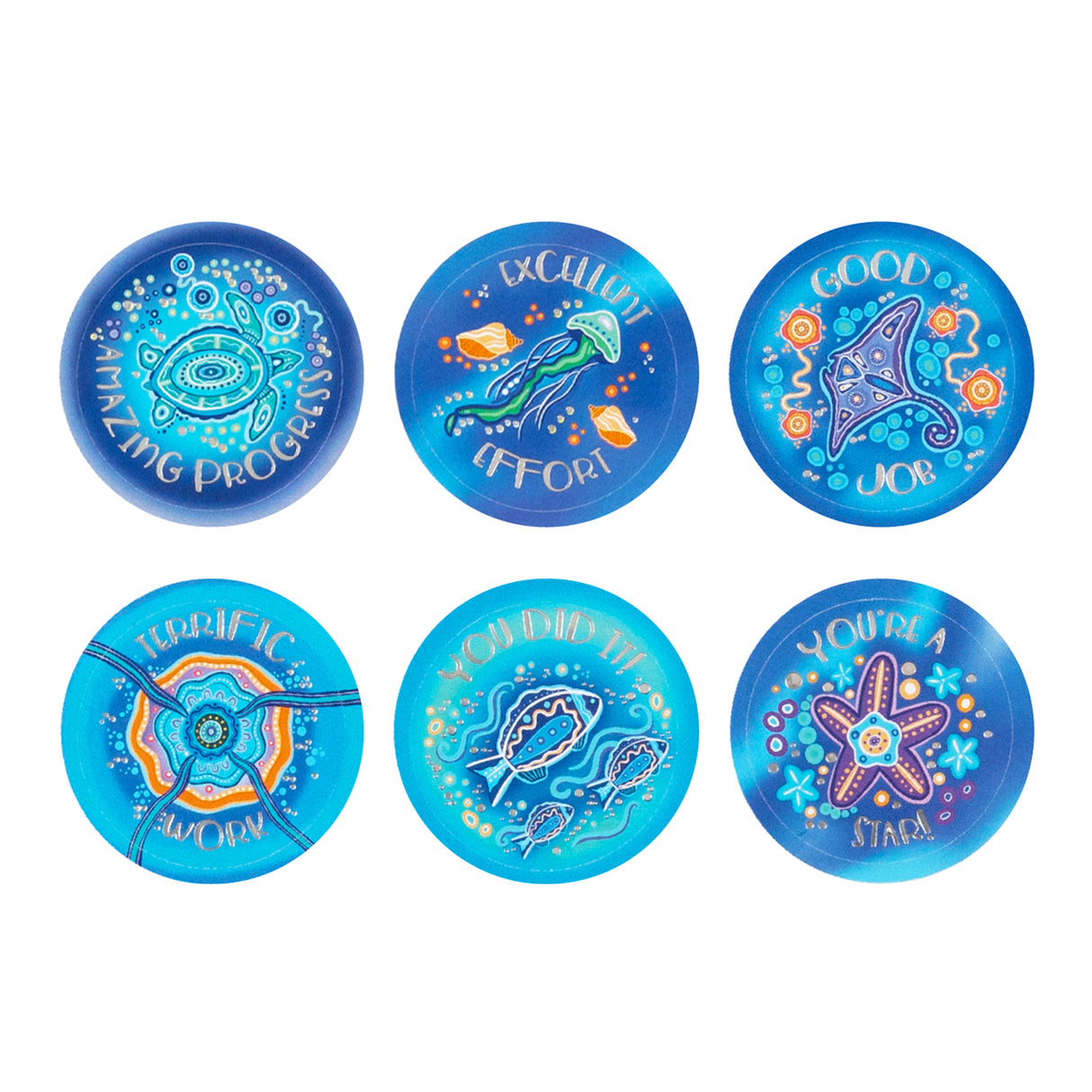 Country Merit Sticker Books (Indigenous Australian) - Zart