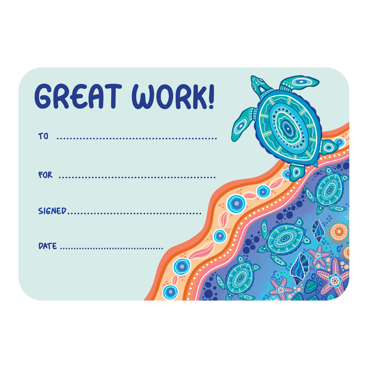 Student Certificates (Indigenous Australian) - Zart