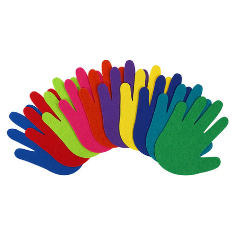 Felt Hands Assorted Colours Pack of 60 - Zart