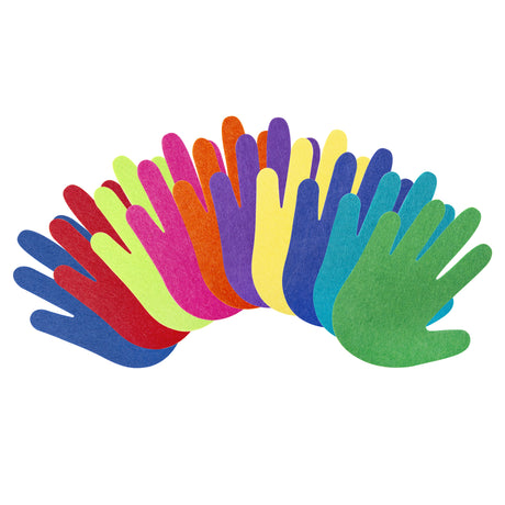 Felt Hands Assorted Colours Pack of 60 - Zart