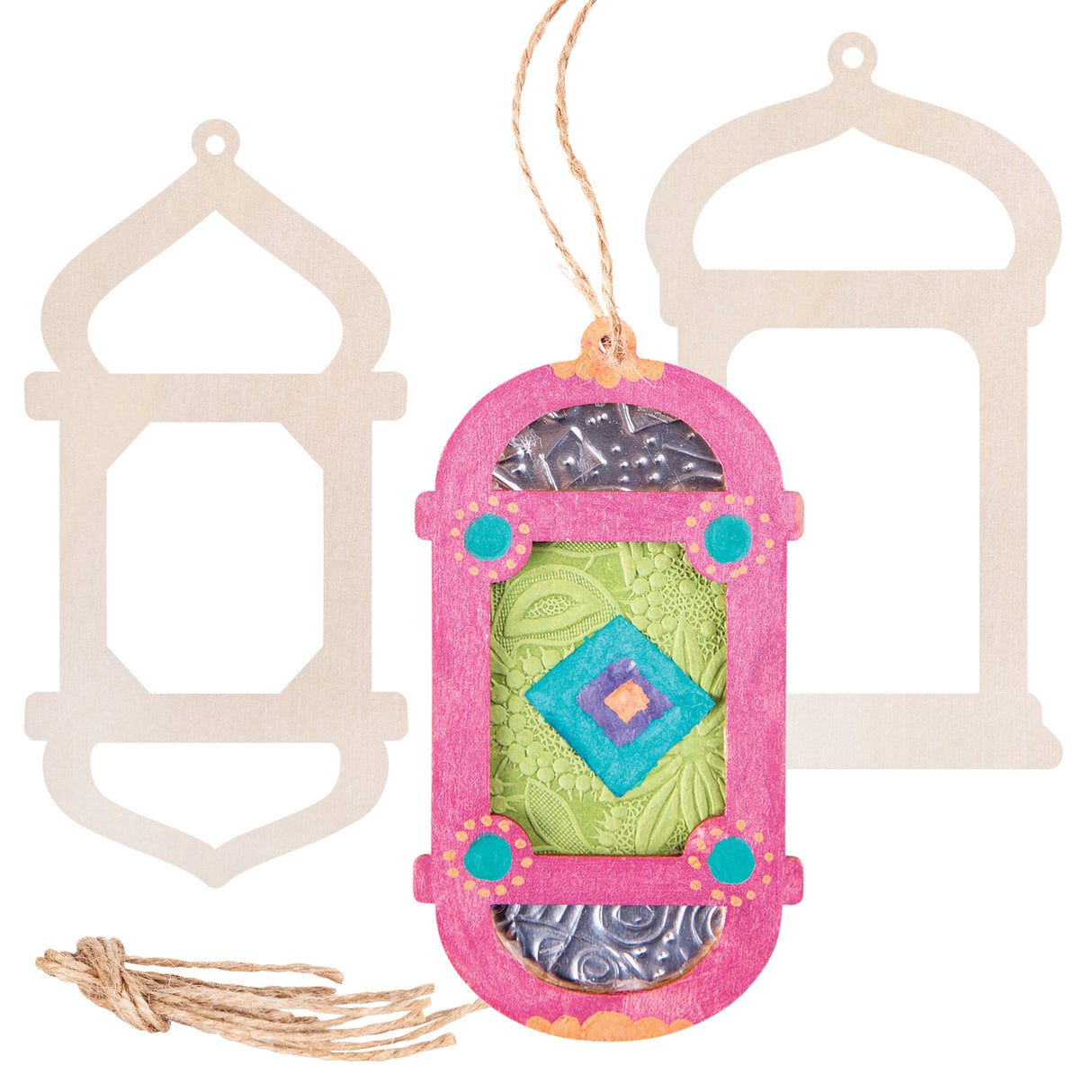 Wooden Lantern Frames Pack of 24 - Zart