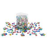 Glass Glitter Coloured Mosaic Tiles Mini 500g - Zart