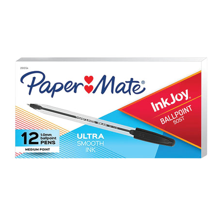 Paper Mate InkJoy 50ST Pen 1.0mm Medium Tip Black - Zart