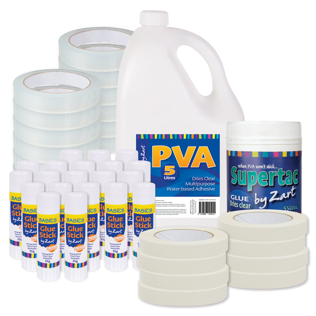 Adhesive Essentials Great for Back to School