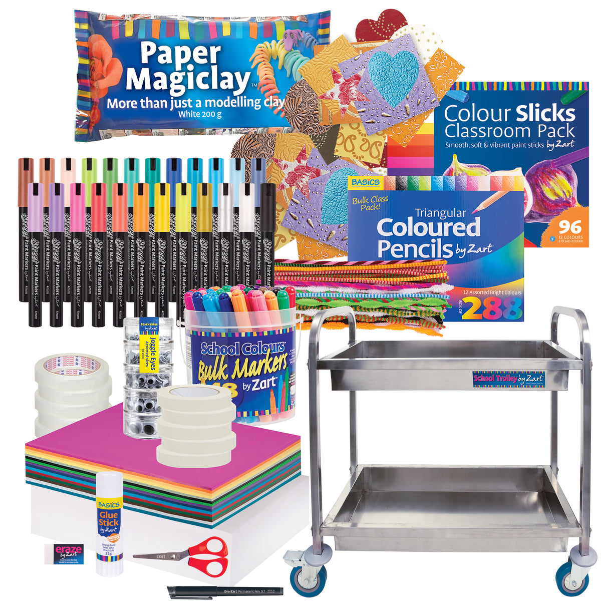 Portable Art Trolley Kit