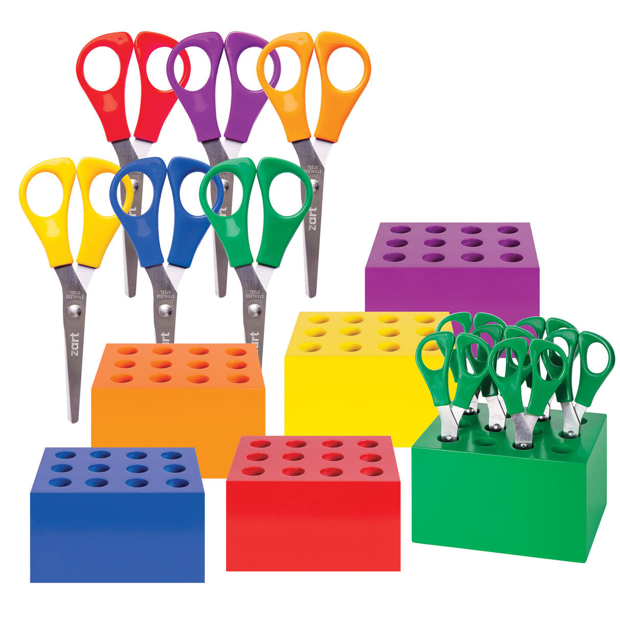 ColourSorts Classroom Scissor and Block Set