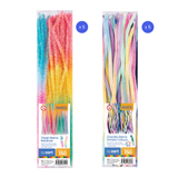 Rainbow and Ombre Chenille Stem Value Pack