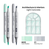Copic Ciao Set Architecture & Interiors - Glass & Sky