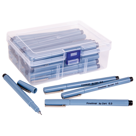 Classroom Organised Sets - Zart Budget Fineliner 48 Pack - Zart
