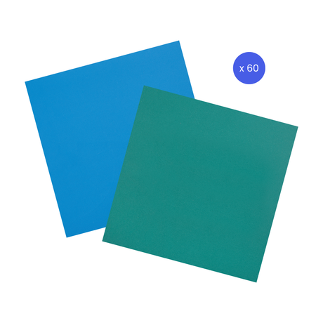 Zart Lino Tile Velvet Print Double Sided 15cm 60 Pack - Zart