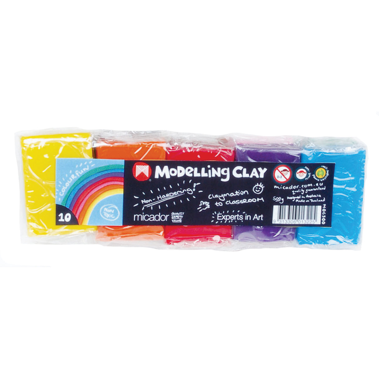 Micador SuperModelling Clay Pack of 10