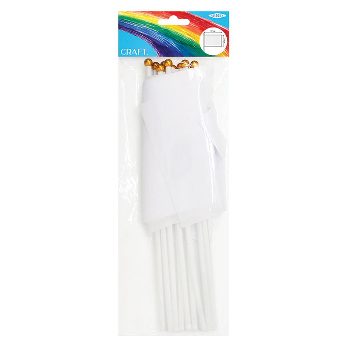 Flags White Pack of 10 - Zart