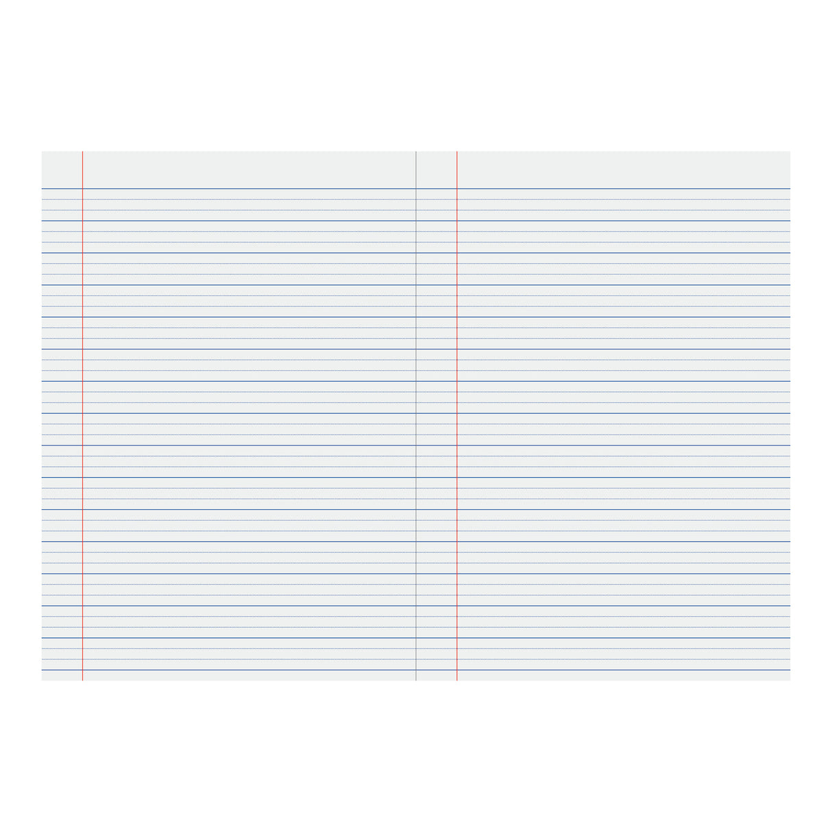 Protext Dotted Thirds Foundation Writing Book A4 18mm 48 pages - Zart