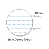Protext Dotted Thirds Foundation Writing Book A4 18mm 48 pages - Zart