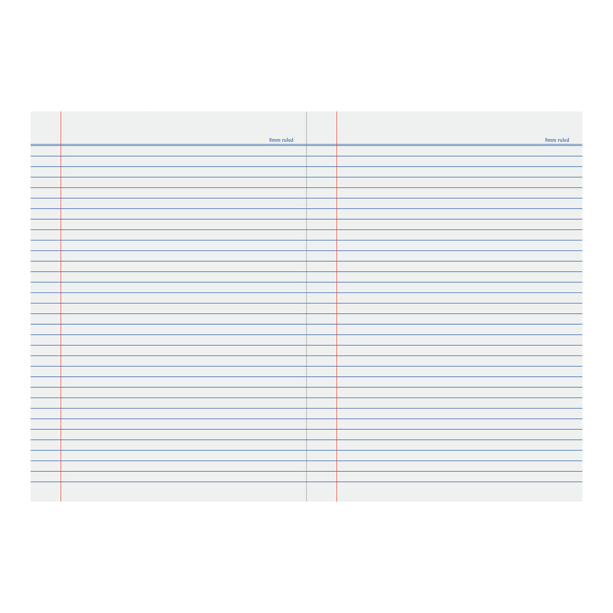 Writer  Premium Exercise Book A4 8mm Ruled Red Margin 64 pages - Zart