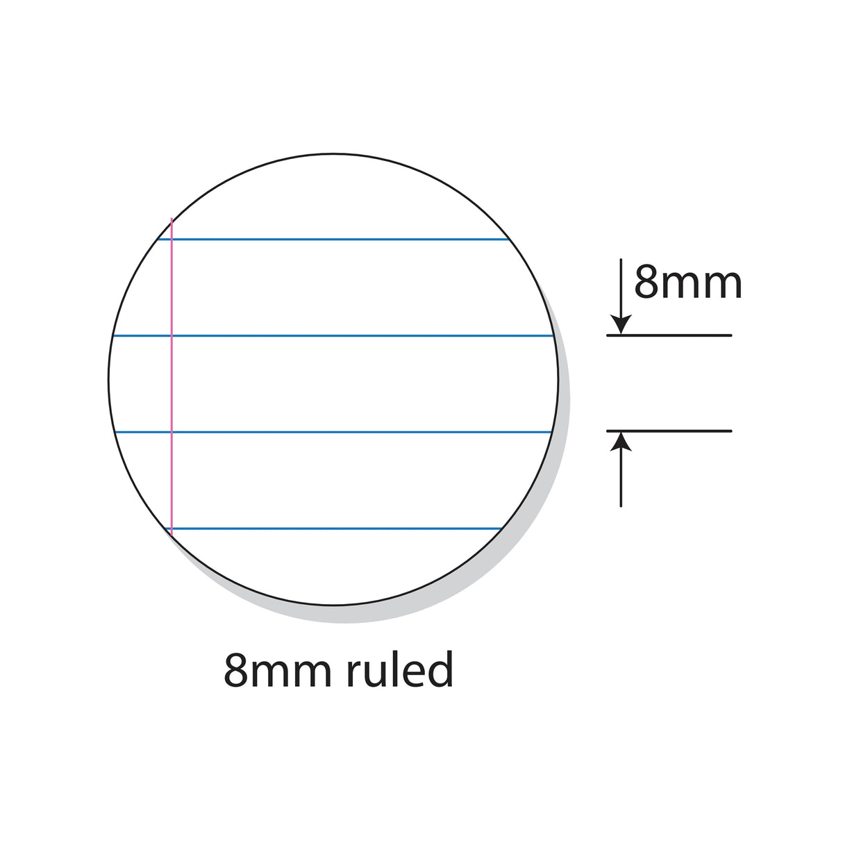 Writer  Premium Exercise Book A4 8mm Ruled Red Margin 64 pages - Zart