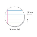 Writer Premium Exercise Book A4 8mm Ruled Red Margin 96 pages - Zart