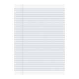 Writer Premium Dotted Thirds A4 Ruled Red Margin 64 pages - Zart