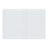 Writer Premium Dotted Thirds A4 Ruled Red Margin 64 pages - Zart