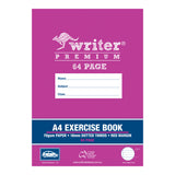 Writer Premium Dotted Thirds A4 Ruled Red Margin 64 pages - Zart