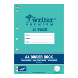 Writer Premium Binder Book A4 8mm Red Margin 96 pages - Zart