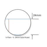 Writer Premium Story Book 330x240 mm Half Plain/Half 24mm Red Margin 64 pages - Zart