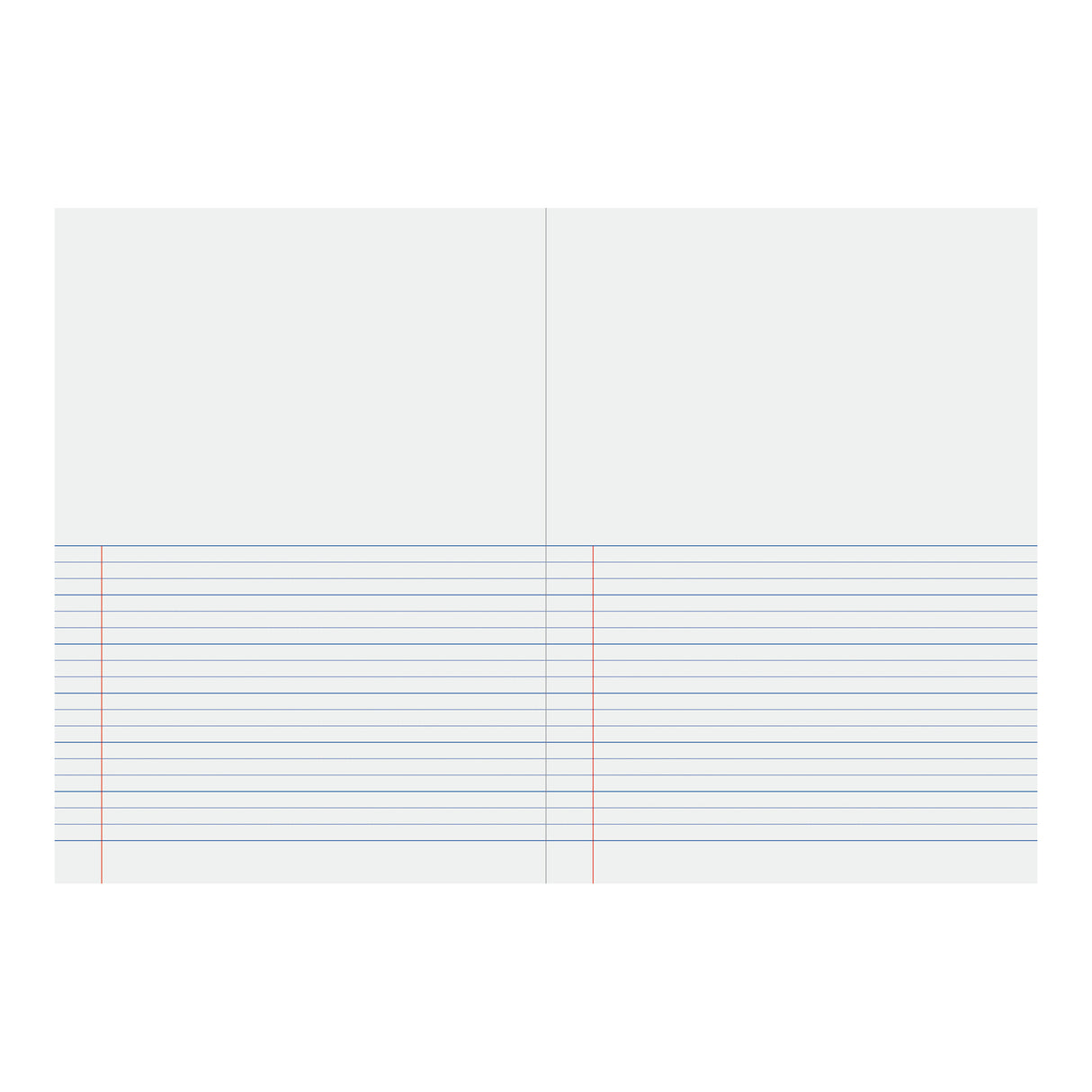 Writer Story Book 330x240mm Plain/24mm Dotted Thirds Red Margin 64 pages - Zart